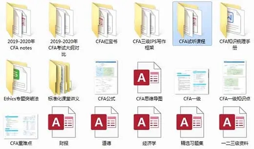 cfa资料