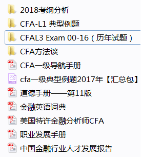 cfa,cfa考点,2019cfa